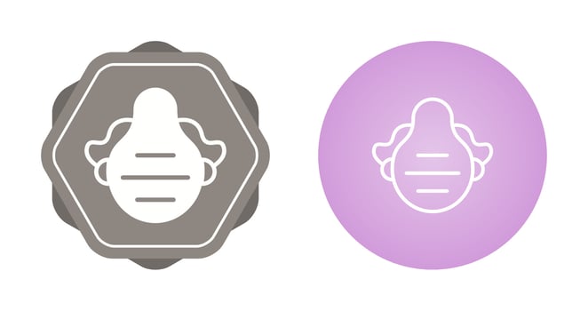 Dust mask Vector Icon