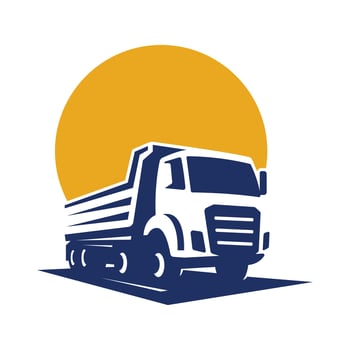 Truck Construction Logo vector