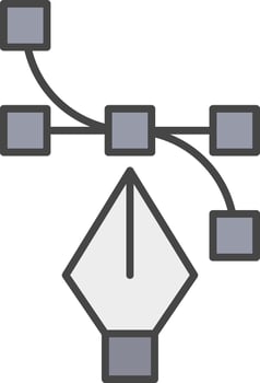 Vector Line Filled Light Icon