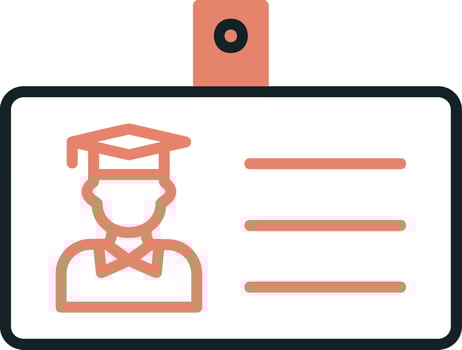 Student Id Card Vector Icon