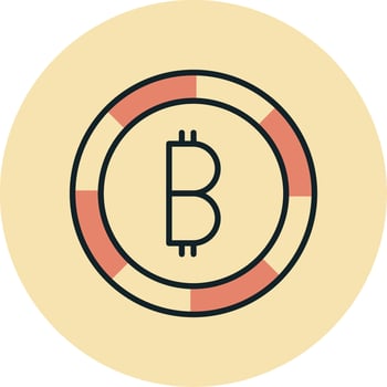Bitcoin Vector Icon