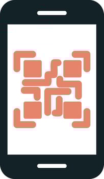 glyph two color vector