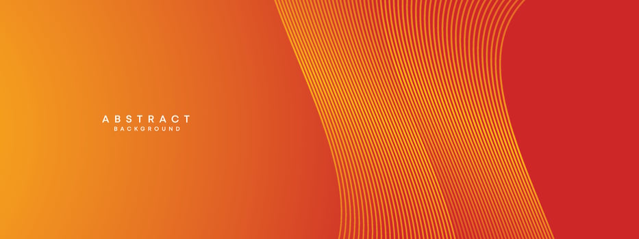 Abstract Red, Orange Waving Circles Lines Technology Background. Modern Orange Gradient with Glowing Lines, Shiny Geometric Shape Diagonal. for Brochure, Cover, Poster, Banner, Website, Header, flyer vector