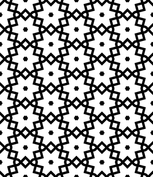 Black seamless abstract pattern. Overlay for background and backdrop. Ornamental design. PNG graphic illustration with transparent background.