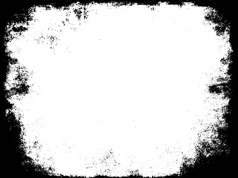 Grunge border texture background. Abstract frame overlay. PNG graphic illustration with transparent background.