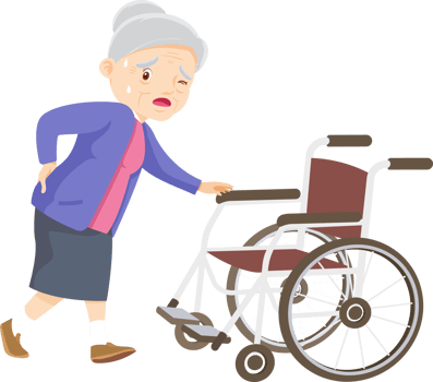 elderly woman on wheelchair png