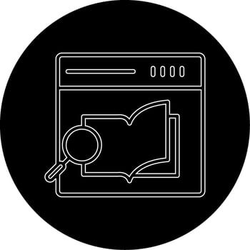 Research Book Vector Icon