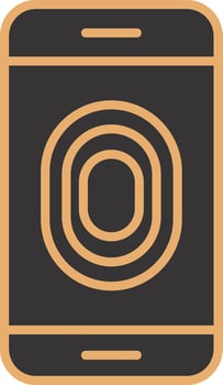 Unlocked Fingerprint Vector Icon