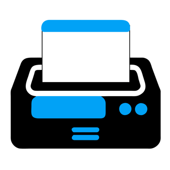 AI generated icon printer scanner png
