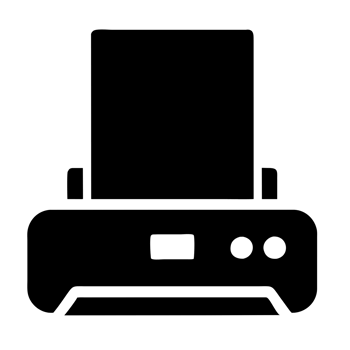 AI generated icon printer scanner png