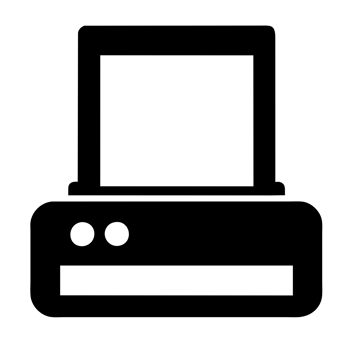 AI generated icon printer scanner png