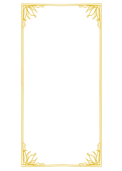 minimalist gold frame border png