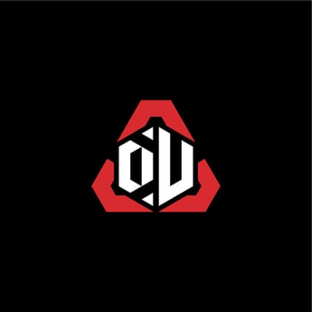 DV initial logo esport team concept ideas vector