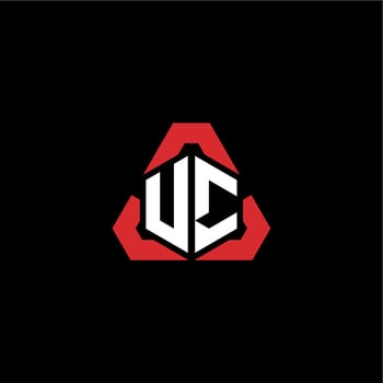 VC initial logo esport team concept ideas vector