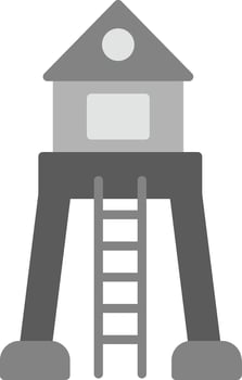 Military Tower Vector Icon