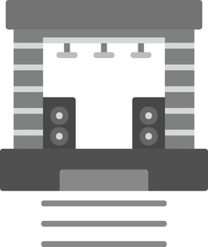 Stage Vector Icon