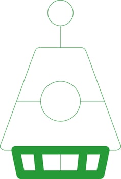 Line Green Gradient Design vector