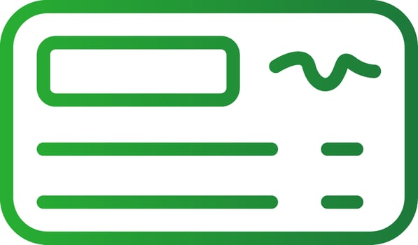 Money Check Creative Icon Design vector