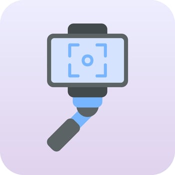 Selfie Stick Vector Icon