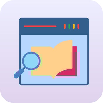 Research Book Vector Icon