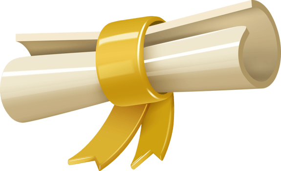Certificate 3D icon png
