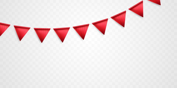 party flag background for celebration vector illustration