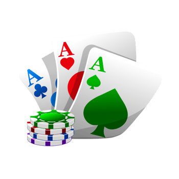 Casino icon. Illustration color Poker Cards And Chips Games. png