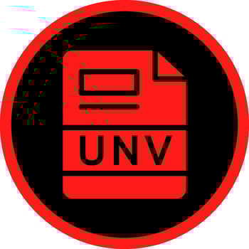 UNV Creative Icon Design vector