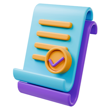 inspection report business operations pastel color 3d render png