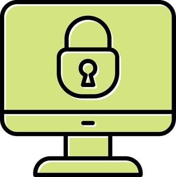 Lock Screen Vector Icon