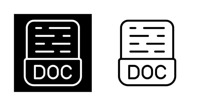 DOC Vector Icon