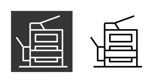 Copy Machine Vector Icon