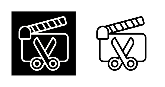 Film Editing Vector Icon