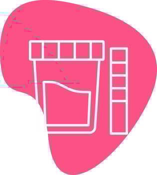 Urine Test Vector Icon