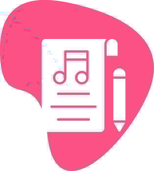 Music Composing Vector Icon