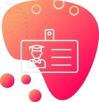 Student Id Card Vector Icon
