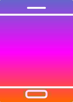 Cellphone Glyph Gradient Icon vector
