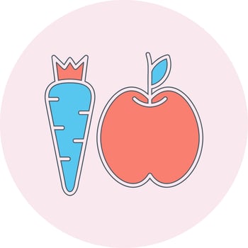 Healthy Food Vector Icon