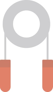 Hand Grip Flat Light Icon vector