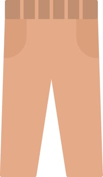 Trousers Flat Light Icon vector