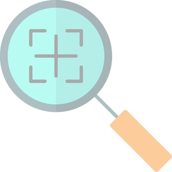 Search Flat Light Icon vector