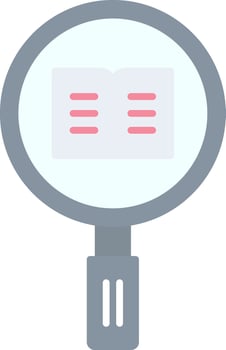 Research Flat Light Icon vector