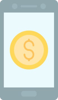 Currency Flat Light Icon vector