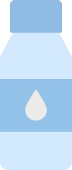 Bottle Flat Light Icon vector