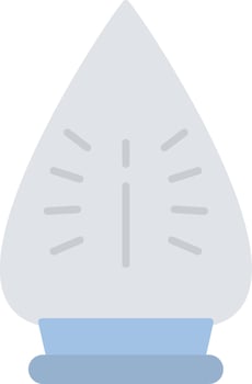 Iron Flat Light Icon vector
