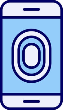 Unlocked Fingerprint Vector Icon