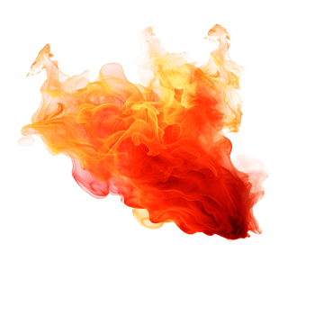AI generated color Smog, smog, colored smoke,  generative AI png