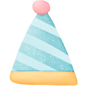 Birthday hat isolated on transparent background png