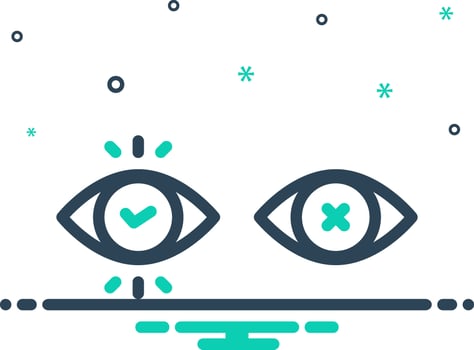 Vector mix icon for solely