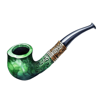 AI generated Smoking Pipe Illustration png